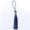Colgante de Nudo Chino Cloisonné con Borla Joyería Accesorios Marcador de Libros con Borla Borla para Memoria USB Borla Corona de Metal Borla para Sombrero