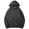 Sudadera con capucha nueva de ajuste holgado de composite de algodón, sudadera de marca moderna con forro polar para primavera y otoño, personalizable con estampado y logotipo