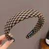 Yi Mengling Mesmo Estilo Francês Tricô Cinza Faixa de Cabelo Alargada Top Cranial Alto Feminino Moda Faixa de Cabelo Faixa de Cabelo Cartão de Cabelo Chapéus
