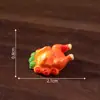 Cena de Jantar de Ano Novo Chinês em Miniatura: Figura Criativa e Realista de Peixe em Conserva, Acessórios de Decoração DIY