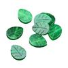12 hojas verdes secas de 16 mm con forma de nube para hacer tú mismo, pulseras, collares, pendientes y borlas.