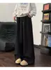 Calça de moletom larga estilo americano para comércio exterior transfronteiriço para homens, calça esportiva resistente para primavera e outono, calça longa casual masculina, calça reta folgada