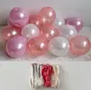 Set de Globos de Látex Retro Coloridos Decoración Fiesta de Cumpleaños de Bebé Propuesta Disposición de Habitación de Boda Accesorios para Fotos Venta al por Mayor