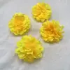 Ponto 8cm Flor de Crisântemo de Seda Mil Camadas Grampo de Cabelo de Dança Feito à Mão Acessórios de Cabelo Material para Guirlanda Decoração de Casamento Casa Flor