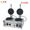 Fabricante de Waffles Comercial Shuangchi Máquina Eléctrica Caliente para Waffles Máquina Crujiente Equipo de Horno para Waffles Horno de Horneado de Waffles Fábrica de Origen