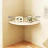 Estantería de Pared Esquinera Librero Decoración de Pared para Sala de Estar Esquina de Pared de Dormitorio Estantería de Esquina con Compartimentos Múltiples
