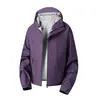 Chaqueta softshell ligera, unisex, con capucha, cuello alto, cortavientos e impermeable para exteriores, abrigo de alpinismo dopamina, estilo de montaña