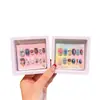 Novos Adesivos de Unha Vestíveis de Desenho Animado para Crianças com Cola em Gel, Adesivos de Nail Art Removíveis para Alunos do Ensino Fundamental, Adesivos de Unha de Presente para Meninas