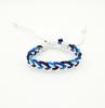 Nueva Pulsera de Muñeca Tejida a Mano de Algodón y Lino de Estilo Colorido y Refrescante, Simple y Artística, Pulsera Ajustable para Hombres y Mujeres