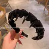 Diadema de terciopelo negro para mujer de Dongdaemun, Corea del Sur, para Otoño e Invierno, Diadema Elegante de Alta Gama, Accesorios para el Cabello, Pasador para Mujer