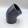 Formosa Huaya PVC Codo Químico de 45 Grados Conexiones Industriales para Tuberías Curva Pequeña Media Curva Accesorios para Tuberías de Agua Conector de Plástico