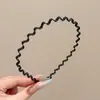 Diadema ondulada invisible sin costuras de corona alta para mujer, adecuada para uso diario, diadema que no aprieta, pinza para el pelo para lavarse la cara, accesorio para el pelo