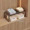 Zapatero de niveles ajustable para dormitorio, soporte para zapatos debajo del escritorio de estudiante, organizador de almacenamiento, estante de almacenamiento para zapatero en casa