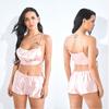 Suministro transfronterizo Lencería sexy de comercio exterior europea y americana Lencería sexy de tirantes con abertura Traje sexy para mujer Venta al por mayor de fábrica