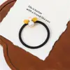 Diadema de Perlas de Gama Alta de Acetato Real con Abejita Retro Dulce Elástica Alta Goma Elástica para el Cabello Diadema para Moño de Mujer
