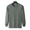 Nueva Camisa de Cuello Alto de Manga Larga Ropa Reflectante para Entrenamiento Físico Primavera y Otoño Secado Rápido Top Deportivo para Estudiantes Ropa Deportiva Exterior Holgada
