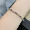 Nuevo Popular Exquisito y de Alta Gama Pulsera de Plata S925 Chapada en Platino Multi-Tesoro Suministro en Vivo Fábrica Venta al por Mayor