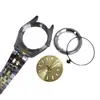 Kit de caixa de relógio modificado 40MM tipo oyster aço inoxidável constante caixa chanfrada adequada para movimento NH35/NH36