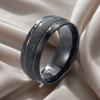 Anillo de Acero de Titanio Europeo y Americano Transfronterizo de Moda Nuevo Arco Interior Escarchado Aliento de Bebé para Mujer Acero Inoxidable Joyería Popular al por Mayor