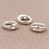 Fio Preserva-Cor Banhado a Ouro 18K Anel Fechado de Duas Aberturas Acessórios Conector de Fecho Final para Pulseira de Pérolas DIY Colar Joias