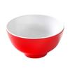 Mesa de Bocadillos Shaxian Vajilla Roja y Blanca Bol para Wonton Bol para Sopa de Fideos Espesado Comercial Plato para Mezclar Fideos Set Plato de Arroz Plato para Fideos Fritos Plato para Arroz Frito