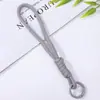 Cordón de juguete simple, moderno y popular, llavero colgante corto multifuncional de poliéster con cuentas, anti-pérdida, en stock para venta al por mayor