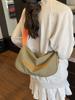 Bolso Bandolera Nuevo y Sencillo, Bolso Ligero de Tela de Moda, Bolso Versátil Casual Tipo Dumpling, Bolso de Hombro de Moda para Mujer