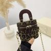 Bolso Súper Trendy Estampado de Leopardo 2026 Otoño e Invierno Nuevo Estilo Coreano de Nicho Bolso Mini de Hombro Cruzado Bolso de Moda para Mujer