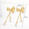 Pingente de borla de jade olho de gato banhado a ouro real diamante pulseira diy criativo acessórios de colar versáteis