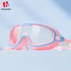 Gafas de Natación para Adultos de Montura Grande, Galvanizadas, Impermeables, Antivaho, Alta Definición, Gafas de Natación Coloridas, Unisex, Equipo Profesional al por Mayor