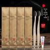 Conjunto de Escova de Dentes Descartável de Papel Kraft para Hotel Quarto de Hotel Viagem Kit de Higiene Pessoal Portátil Cerdas Macias Dentes