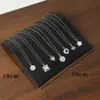 Suporte Expositor de Colar de Veludo em Forma de Ponte para Comércio Exterior Transfronteiriço em Estoque, Painel Exibidor de Pulseiras, Suporte de Joias para Colares em Forma de S