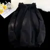 Comércio exterior Europa e Estados Unidos moda quente de primavera e outono 360g pesado composto cor sólida com capuz suéter camisa base em estoque