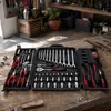Conjunto de Ferramentas com 110 Peças e Maleta de Metal para Mecânicos
