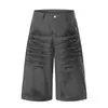 D Nuevo Estilo 2026 Moda Callejera para Hombre Estampado Retro Cintura Media Pantalones Casuales Pantalones Cortos Fuente Mayorista 34