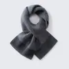 Braga de cachemira para mujer 100% cachemira pura moda otoño e invierno a rayas protección versátil para el cuello tejida cálida braga perforada