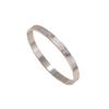 Pulsera de moda transfronteriza pulsera de joyería para mujer pulsera acero inoxidable con taladro hueco hebilla de acero titanio joyería simple coreana