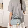 Bolso de Mano Nuevo de Bolos para Mujer Primavera 2026, Bolso Cruzado de Hombro de Moda Tendencia, Bolso Almohada Texturizado para Viajes Diarios