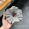 Scrunchie Floral Doce e Fresco Estilo Coreano com Babados, Jovem e Versátil para Penteados de Coque do Dia a Dia