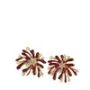 Pendientes de Terciopelo con Lazo Rojo Ankela para Mujer Otoño e Invierno 2026 Nuevo Estilo Pendientes Elegantes Pendientes Dulces Festivos Pendientes