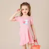 Nueva versión de conjunto dividido linda pequeña princesa infantil infantil tirante de lazo vacaciones de aguas termales traje de baño infantil femenino venta al por mayor