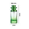 Frasco de Perfume de Vidro Colorido 30ml Frasco Portátil para Dispensar Perfume Frasco de Amostra de Vidro Frasco de Perfume com Spray de Pressão