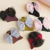 Meias quentes de outono e inverno para crianças, algodão, laço de algodão, renda de algodão, para dança, espessura média, para meninos e meninas, meias de princesa, meias de algodão