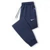 Pantalones Casuales Nuevos de Punto de Algodón Sueltos para Hombre de Primavera y Otoño, Pantalones Largos para Estudiantes, Joggers Elásticos Deportivos para Exteriores, Pantalones de Chándal