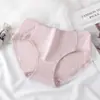 Calcinhas Femininas Cintura Média Sem Costura Confortáveis Algodão no Gancho Antibacteriana Cor Sólida Borda de Renda Feminina Calcinhas Amigáveis à Pele para Mulheres