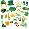 24 Piezas de Accesorios para Fotos del Día de San Patricio St. Accesorios fotográficos divertidos para el Oktoberfest del Día de San Patricio