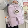 Mochila Casual Tendência de Grande Capacidade para Alunos do Ensino Fundamental II e Médio Mochila Fashion Versátil Estilo Coreano para Estudar e Ir ao Trabalho