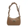 Bolsa para Mulheres, Transversal Retro de Nicho para o Dia a Dia, Grande Capacidade, Versátil para Estudantes, Bolsa de Ombro Único Texturizada Estilo Ins, Bolsa Francesa para Axila para Mulheres