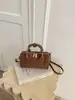 Bolso de Mano Boston de Gama Alta Bolso Pequeño Retro Moderno para Mujer 2026 Nuevo Estilo Bolso de Hombro Único Bolso Cruzado Versátil