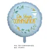 Producto Nuevo Bautizo de Bebé Comunión Festival Cruz Santo Grial Paloma de la Paz Globo de Película de Aluminio Fiesta Temática de Baño Decoración Bola